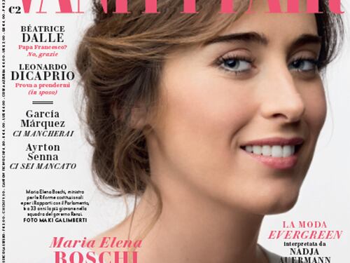 La Boschi: "La casa è vuota, vorrei un compagno e dei figli"