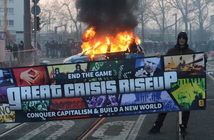 Blockupy, scontri a Francoforte 6