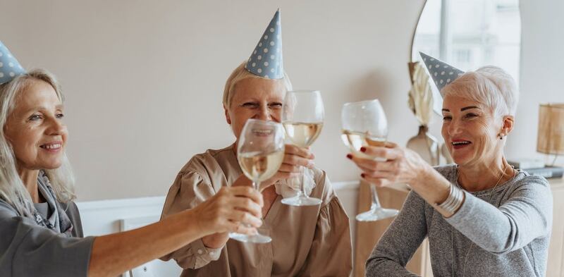 Over 70 che festeggiano