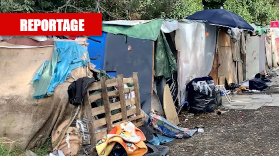 Baracche e cumuli di spazzatura: l'ex caserma militare in mano ai rom