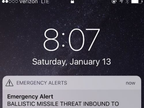 Hawaii, panico per un sms: "Missile in arrivo, fuggite". Ma è stato inviato per errore