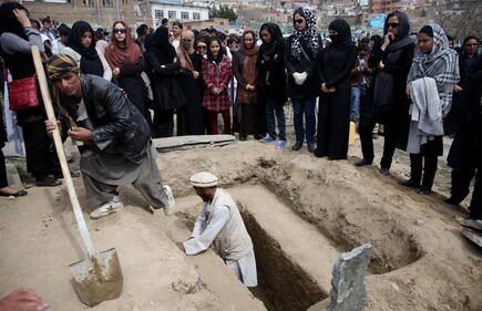 I funerali a Kabul della donna uccisa 5