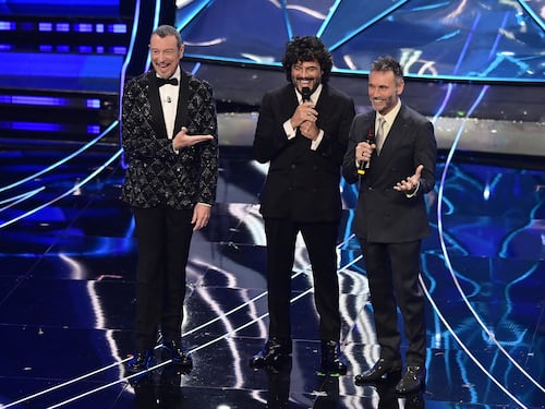 Sanremo 2024: ecco il look della finalissima del Festival di Nek e Renga