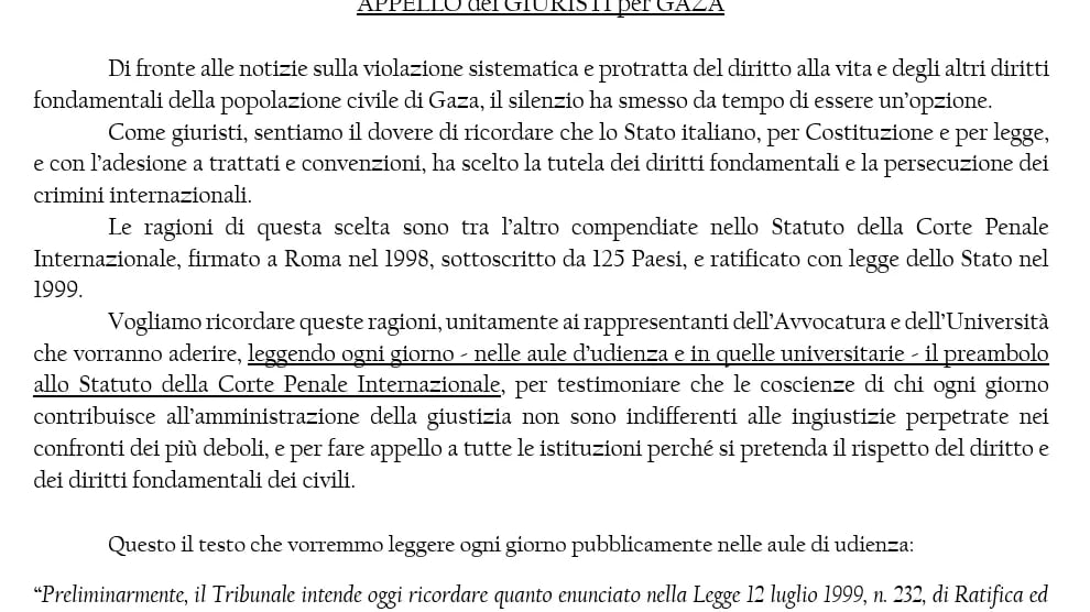 Giuristi per Gaza