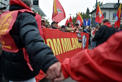 Fiom in piazza a Milano 5
