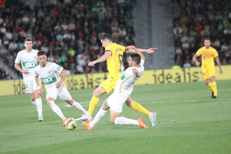 Lewandowski Barcellona Elche