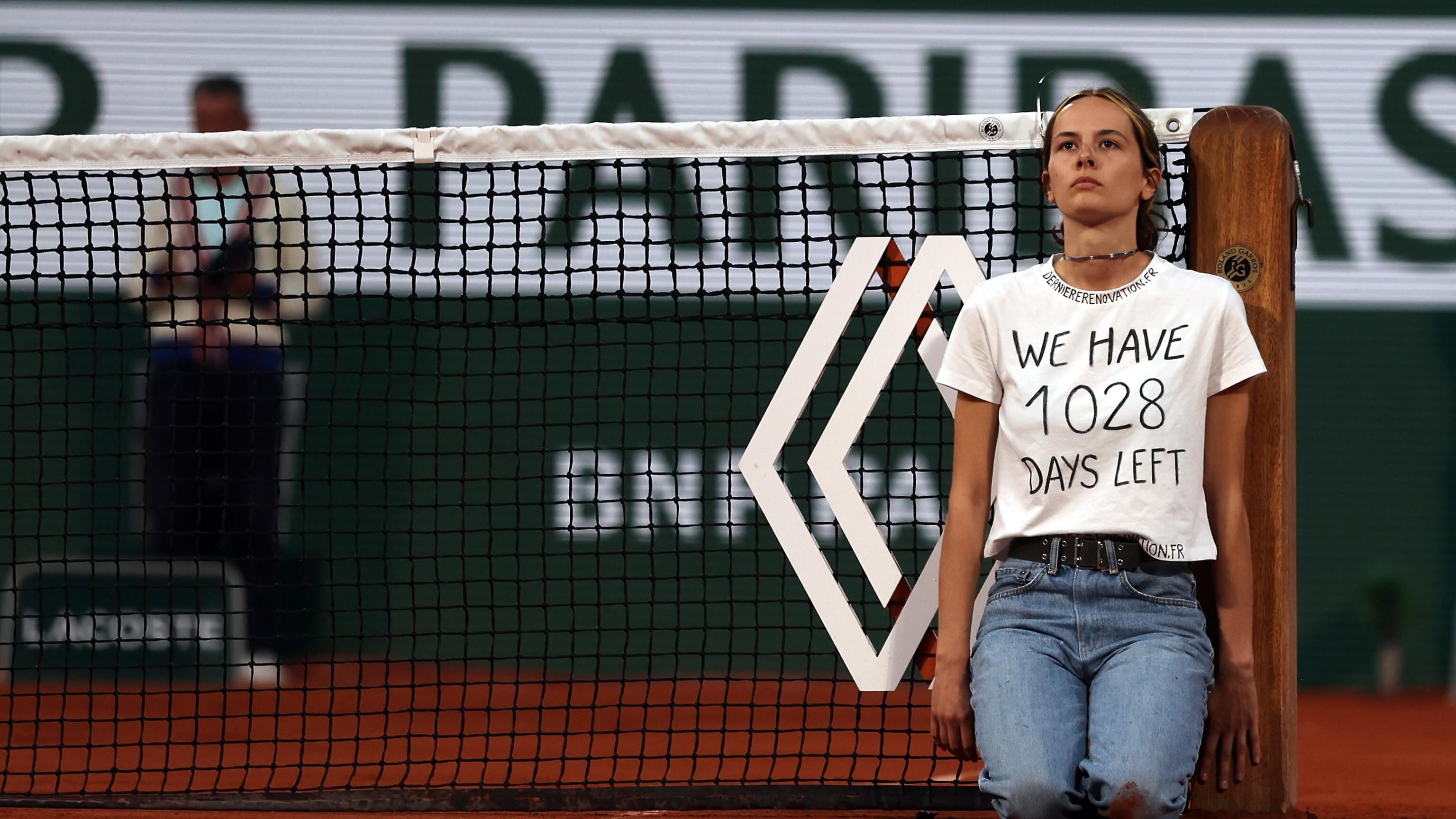 Interruzione "ecologista": cosa è successo al Roland Garros