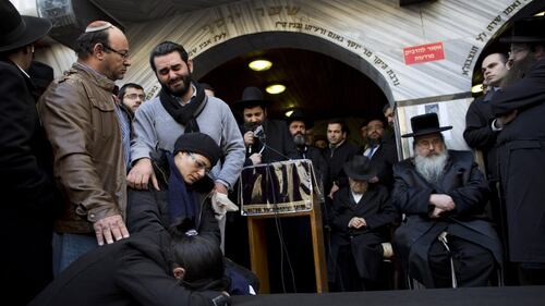 A Gerusalemme i funerali delle vittime di Parigi 5