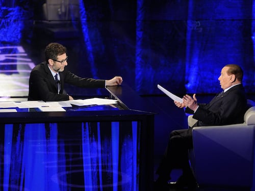Il Cav fa il record di ascolti e Fazio manda in tilt Renzi