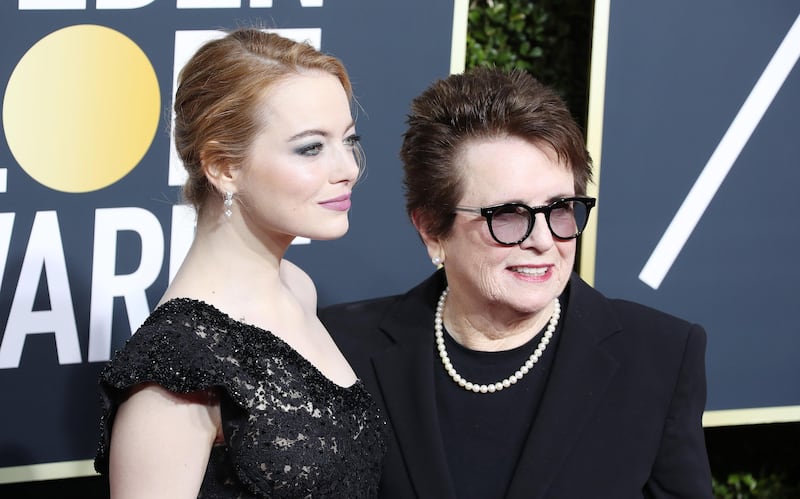 Billie Kean King ed Emma Stone