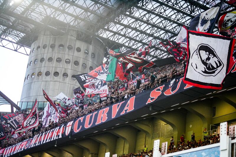 Curva Sud Milan Udinese