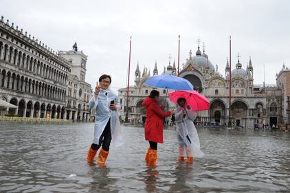 Acqua alta a Venezia 9