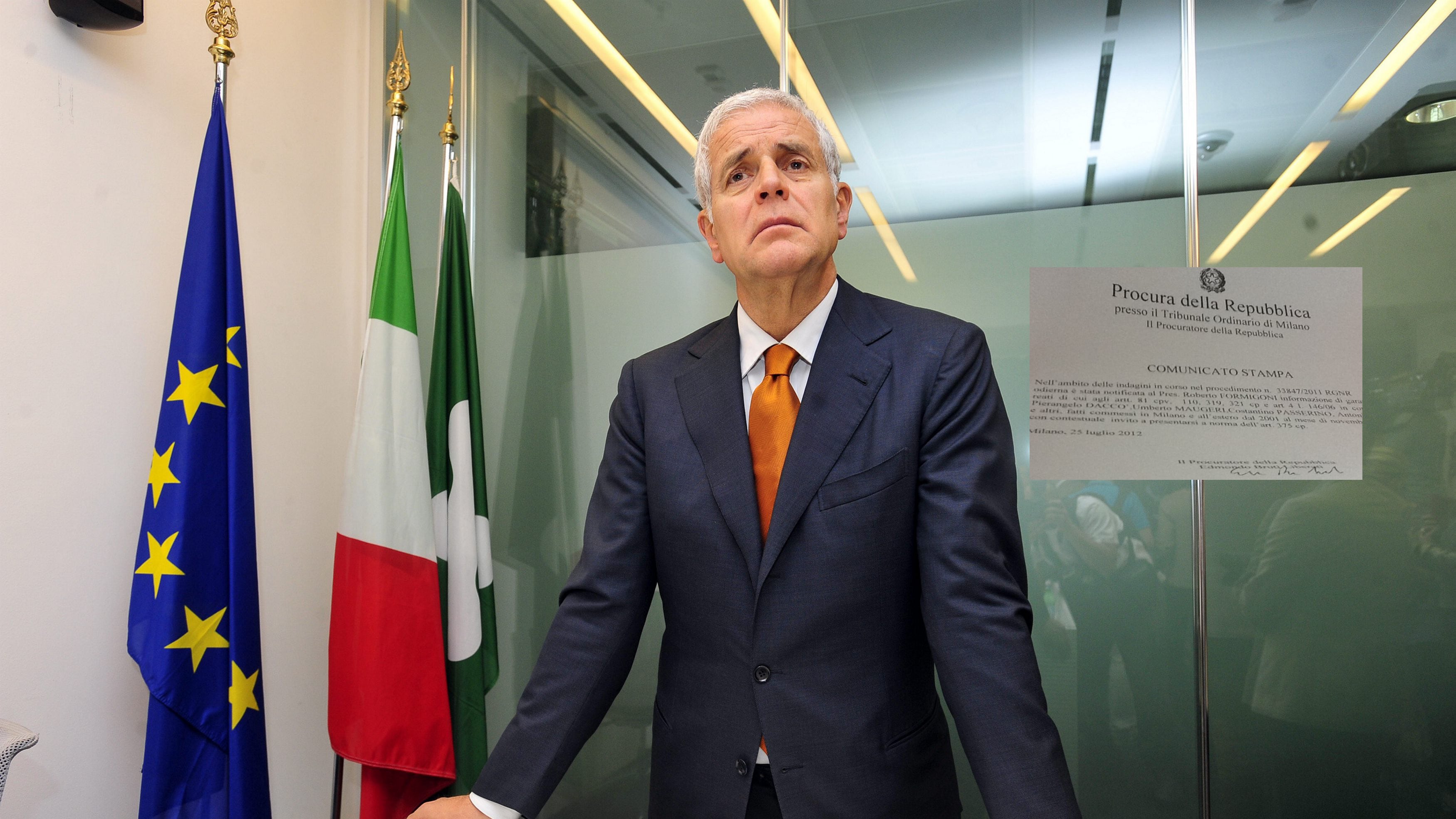Caso Maugeri, avviso di garanzia per Formigoni