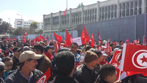 Tunisi sfila contro il terrorismo 2