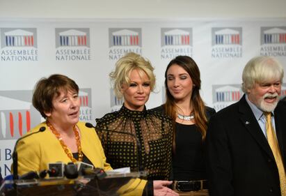 Pamela Anderson contro il foie gras 42