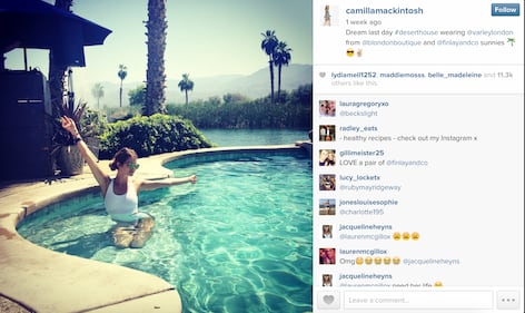 Camilla Mackintosh, gambe chilometriche su Instagram 10