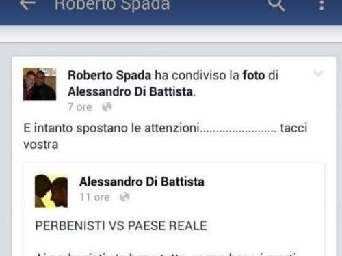 Quel post di Spada su Di Battista