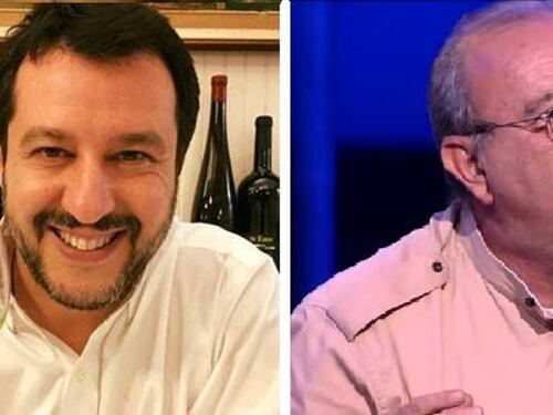 Salvini brinda ai suoi nemici. Saviano, Vauro & Co. si irritano