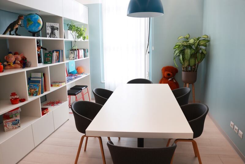 Un'altra delle Family Room all'interno dell'Ospedale Niguarda di Milano