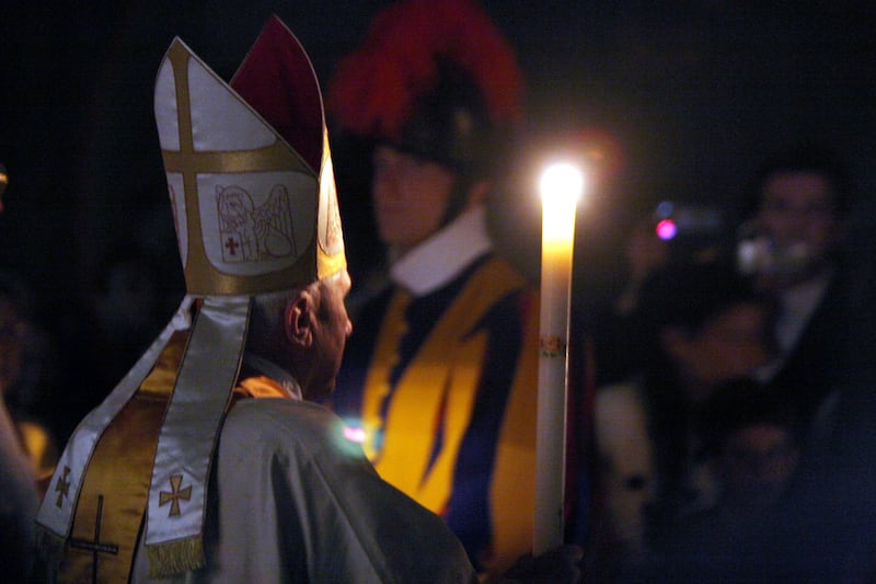 Ratzinger alla veglia pasquale
