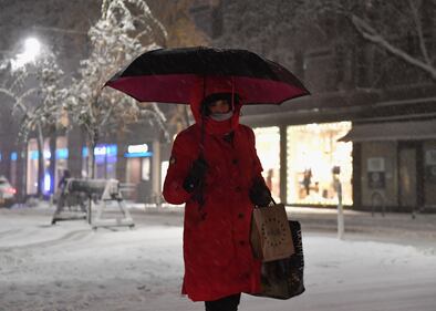 È arrivata la prima neve a New York 7