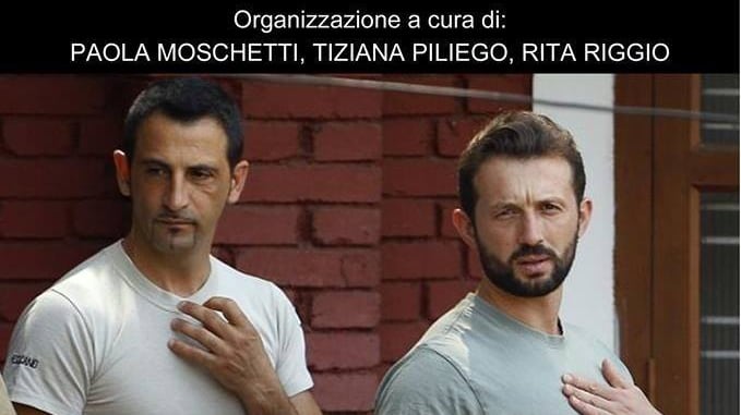 Roma, tutti in marcia per i marò