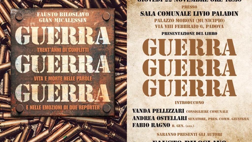 Il tour di Guerra Guerra Guerra. Biloslavo e Micalessin tornano in Veneto