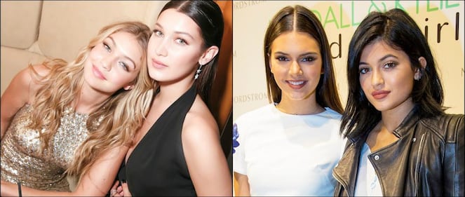 Gigi e Bella Hadid VS Kendall e Kylie Jenner 1
