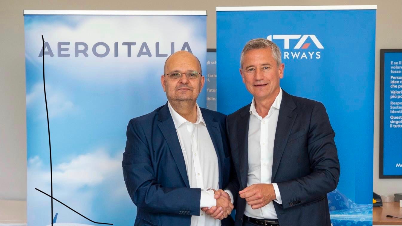 ITA Airways e Aeroitalia firmano un accordo per sviluppare collaborazioni commerciali