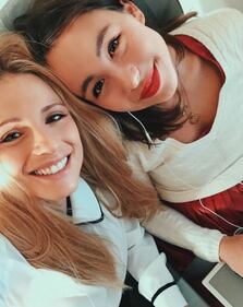 Michelle Hunziker e Aurora Ramazzotti, selfie in macchina 4