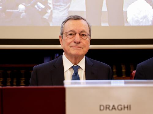 Draghi: "Germania si riarma, rischio che Europa non la segua"