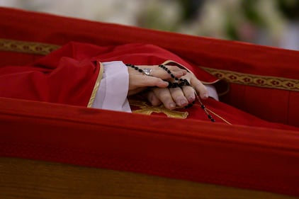 La traslazione della Bara di Papa Francesco nella Basilica di San Pietro 1