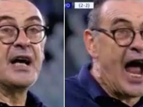 "It's a shame!!": la frase di Sarri che rivela tutta la rabbia Juventus