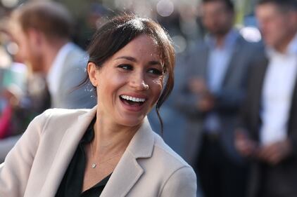 Meghan Markle felice con il Principe Harry 1