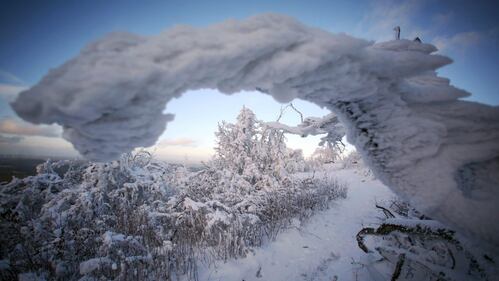 Germania, la neve sul Großer Feldberg 4