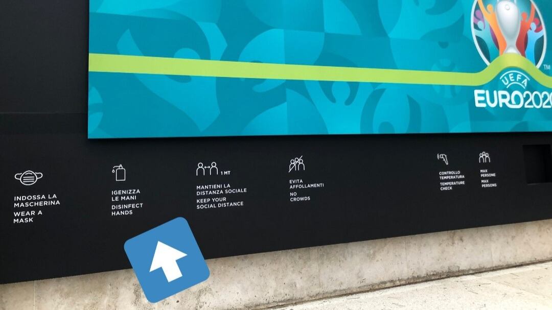 Dopo "Azelio" un altro scivolone a Roma: cosa non torna sul cartello di Euro 2020