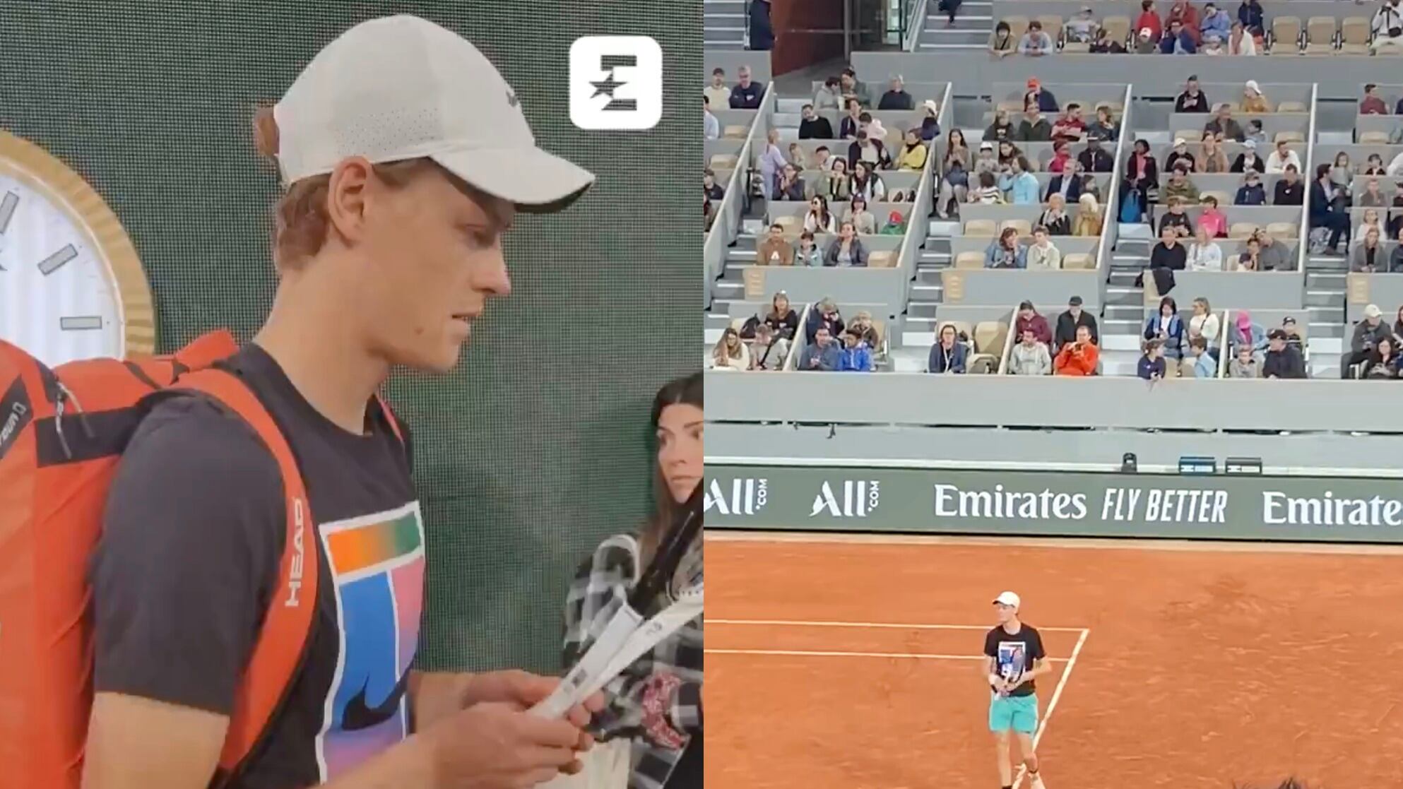 Sinner arriva a Parigi: ufficiale la sua partecipazione al Roland Garros