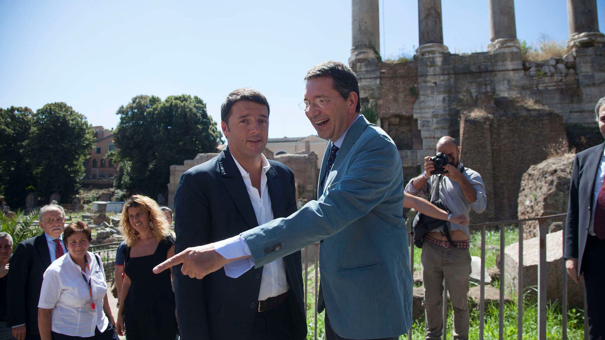 I doni di Renzi e Marino alla cupola