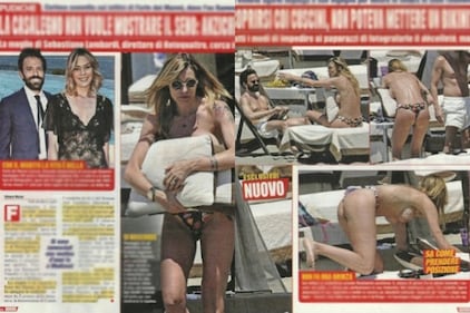 Elenoire Casalegno, topless bollente in spiaggia 2