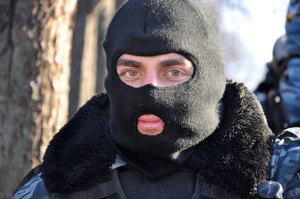 Kiev, la milizia anti-Maidan 2