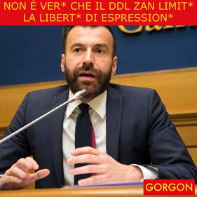 Ecco la satira del giorno. DDL Zan liberticid* 1