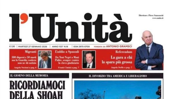 L'Unità e l'oltraggio alla Shoah nel giorno della Memoria: lo sterminio di Hitler come Gaza