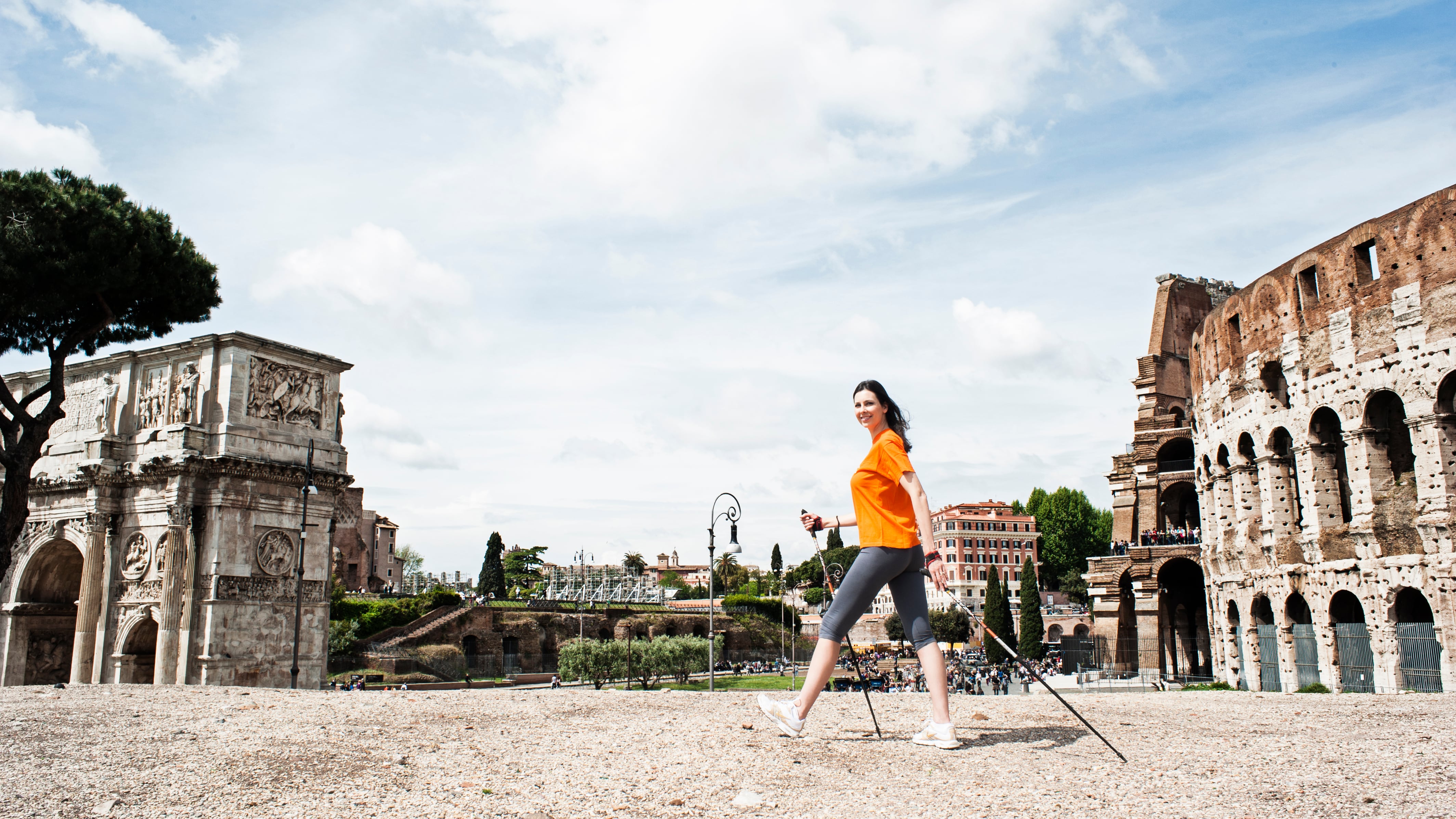 Presentata in Campidoglio la "Nordic WalkinRome" del 30 e 31 maggio