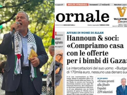 "Compriamo casa con le offerte per i bimbi di Gaza". Il caso sollevato dal Giornale su Hannoun & soci finisce in Parlamento