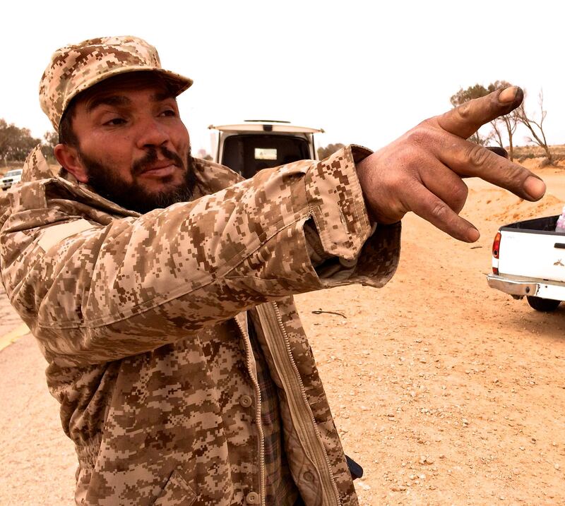 Le milizie di Misurata schierate intorno a Sirte 4