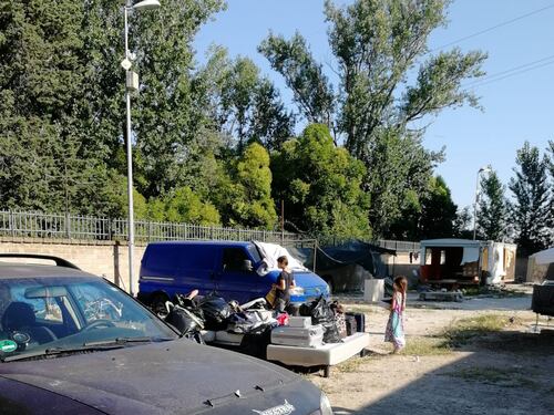 Lo sgombero del Camping River