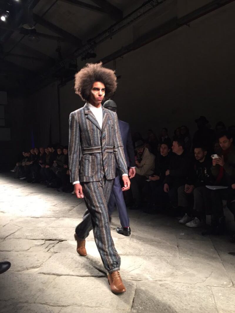 Pitti Uomo, profughi in passerella 7