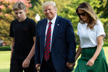 Donald Trump ritorna alla Casa Bianca dopo le vacanze 5
