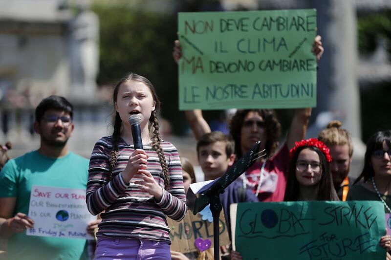 Greta Thunberg a Roma per il clima 6