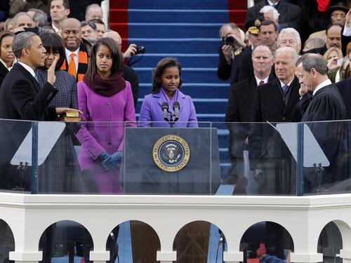 Obama ha giurato per il secondo mandato